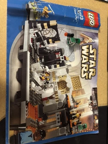 LEGO Star Wars: Cloud City (10123) Booklet With Top Half Of Boba Fett Error.￼