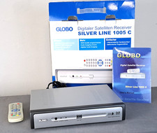 GLOBO Silver Line 1005 C SAT-Receiver mit Fernbedienung und Bedienungsanleitung