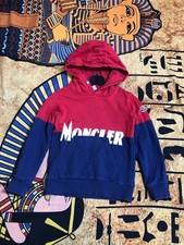 Moncler Kids Logo Hoodie Size 6 anni 116 cm