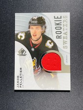 2023-24 Upper Deck SP Game Used Jakob Pelletier Rookie Sweaters Patch RC GU AO94