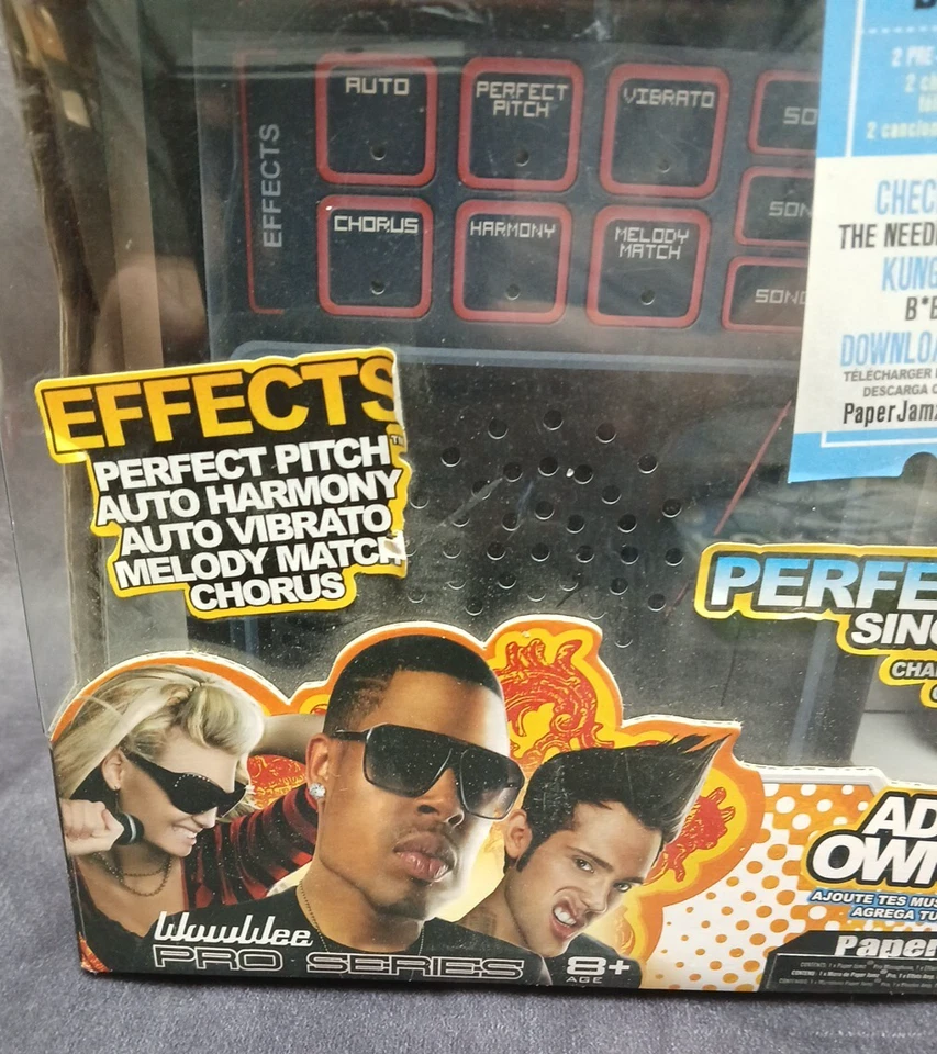 Paper Jamz Microphone And Effects Amp Pro Series Sing Like A Pro NEW NOT MINT - Image 4 of 4