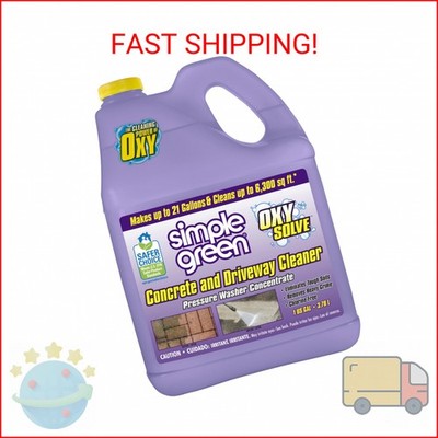 Simple Green Oxy Solve Concrete and Driveway Pressure Washer Cleaner, Purple, Un