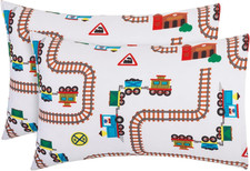 2-Pack Toddler Travel Pillowcases -100 Soft Microfiber, Breathable and Hypoalle