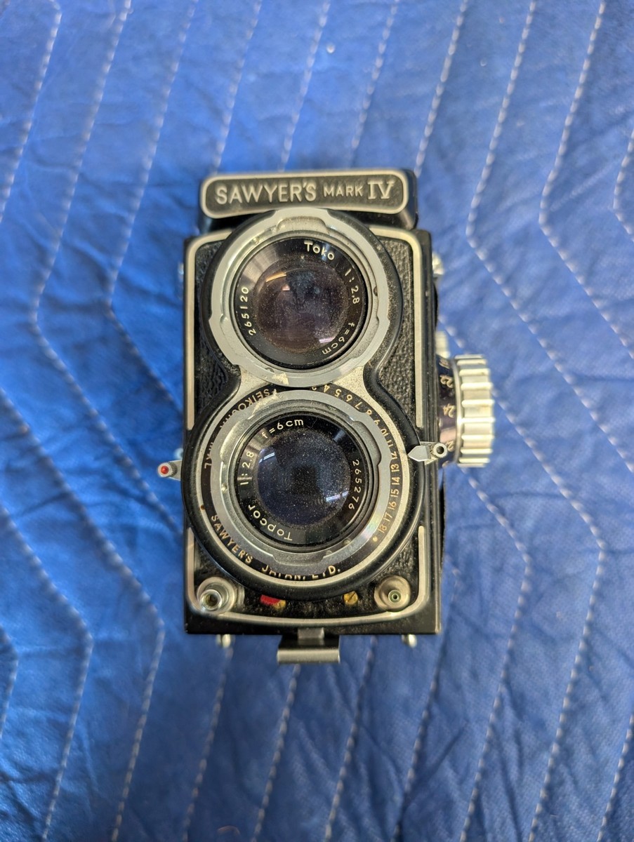 Sawyer's Mark IV 127 Camera w/ Topcor 6cm f/2.8 TLR from japan | eBay