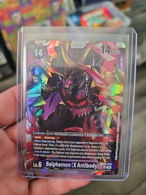 Belphemon (X Antibody) BT23-070 SR Alt Art Digimon Card Game