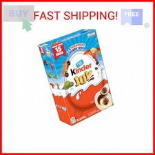 Kinder Joy Eggs, Bulk 15 Count, Treat Plus Toy, Sweet Creams and Chocolatey Wafe