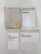2020 Hyundai Sonata Owners Manual Original Set With Clear Case