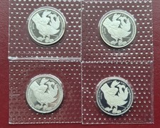 5 DM Gedenkm&uuml;nze  1976 Grimmelshausen - PP -           625er Silber - 13 St&uuml;ck -