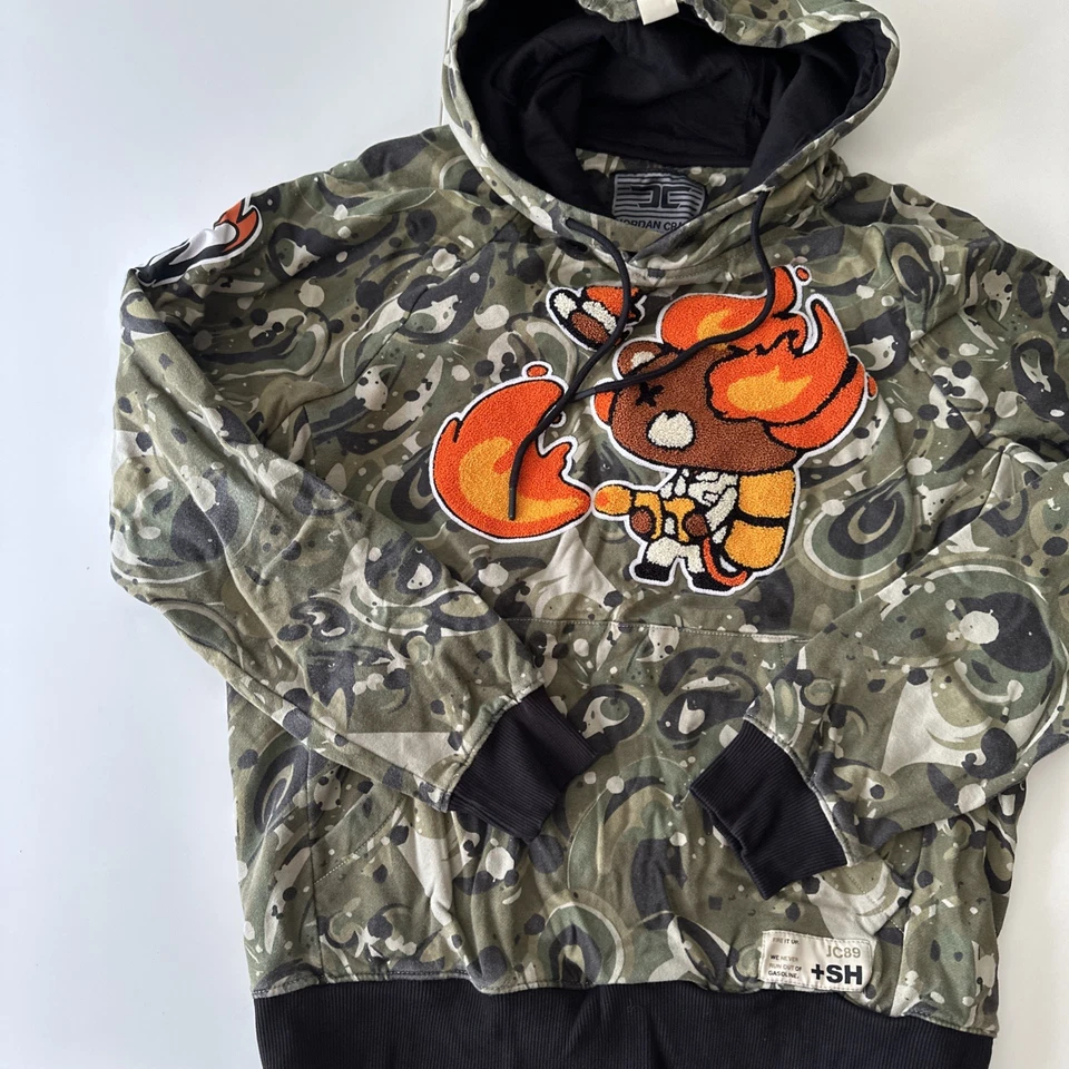 Sudadera con capucha camuflada Jordan Craig para hombre extra grande edición Legacy Fire It Up JC89 Foto 2 de 4