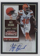 2015 Panini Contenders Rookie Playoff Ticket 87/125 Nate Orchard #179 Auto 0e3