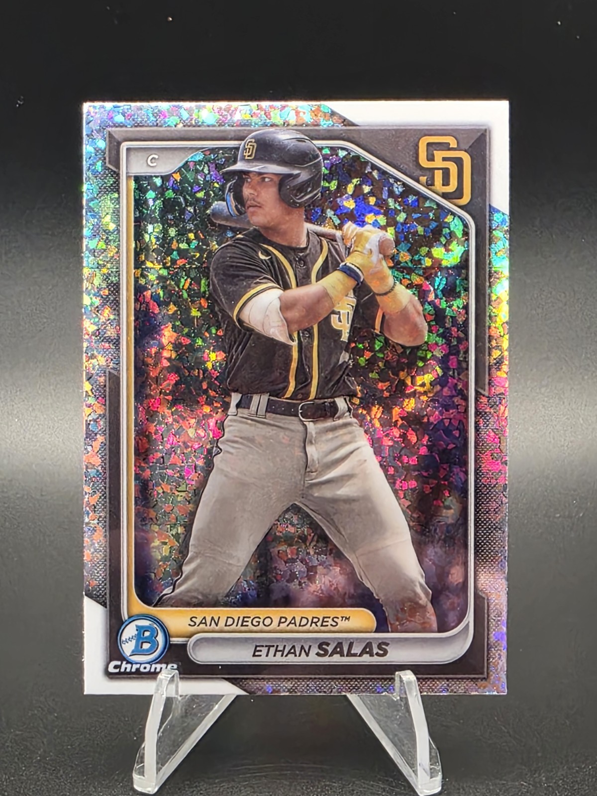 Ethan Salas 2024 Bowman Chrome #BCP-102 Mini Diamond Refractor