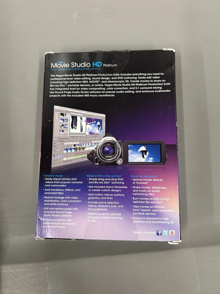 Sony Vegas Movie Studio HD Platinum Production Suite 11 - Image 4 of 4