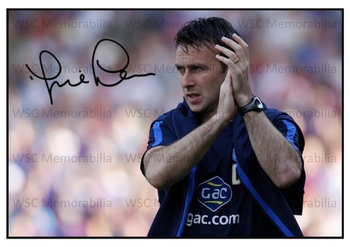 11236. Dougie Freedman Signed Pictures (A4 Prints) Crystal Palace Leicester etc.
