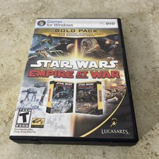 STAR WARS EMPIRE AT WAR GOLD PACK PC DVD GAME FOR WINDOWS