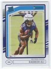 #347 2024 Donruss Rated Rookie Base Rasheen Ali Rookie Baltimore Ravens