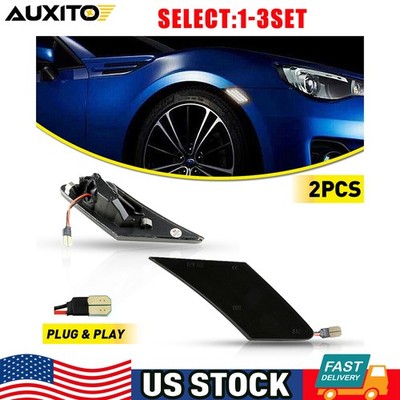 Smoke Side Marker For Light 13-16 FRS Scion 13-20 Subaru BRZ 17-20 Toyota 86 SL