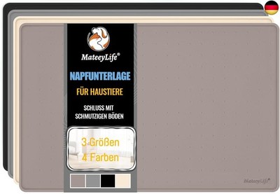 MateeyLife Silikon Napfunterlage Katzen & Hund, Katzennapf Unterlage