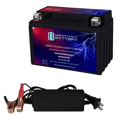 Mighty Max YTX9-BS Battery Replaces Onan-Cummins 4500i generator + 12V 2A  Chargr | eBay