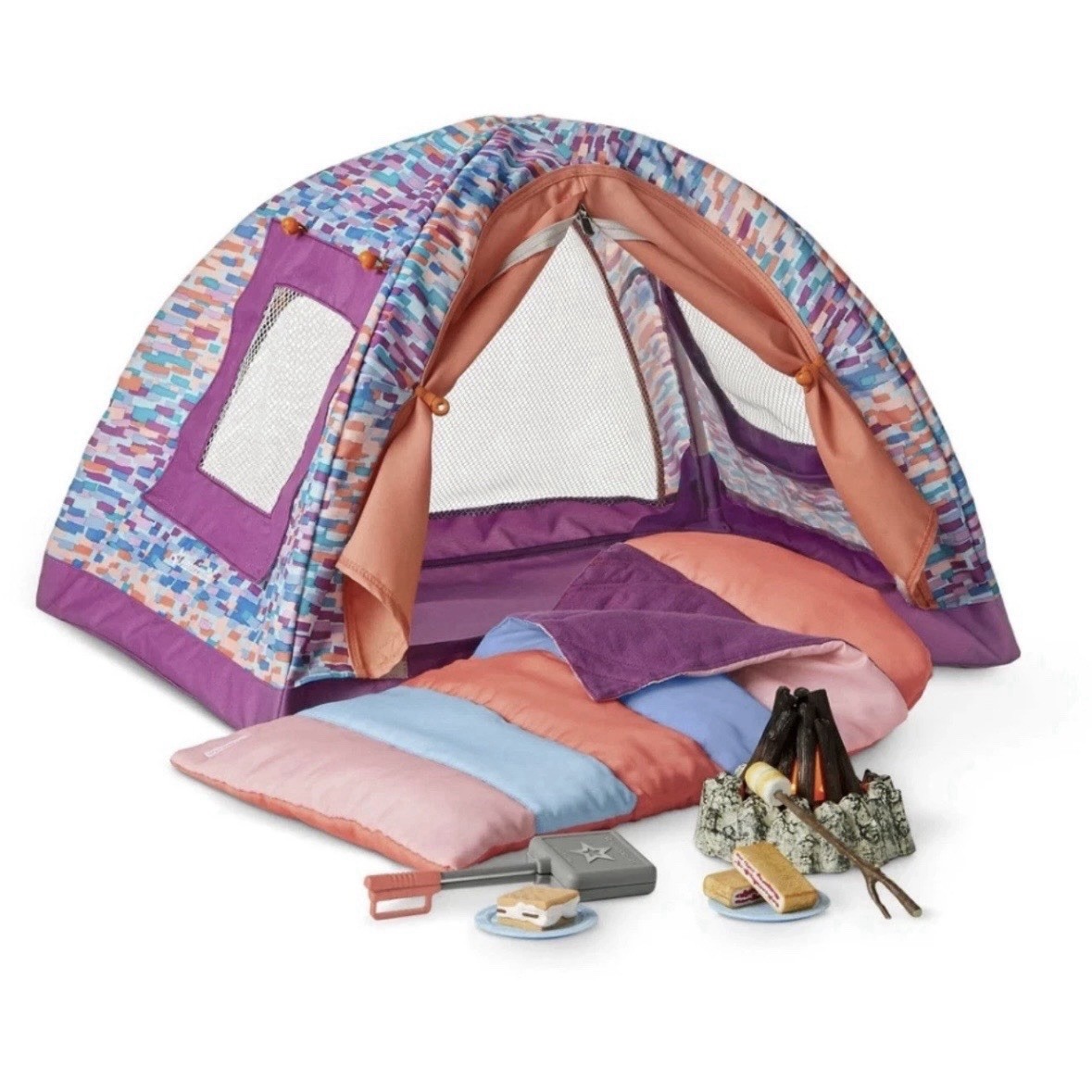 American Girl Doll S&rsquo;MORE FUN Camping Set for 18&rdquo; dolls