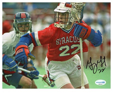 GARY GAIT SIGNED AUTOGRAPHED PHOTO AIR GAIT LACROSSE HOF SYRACUSE ACOA COA