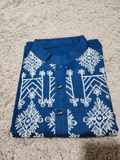 Men's Traditional Indian Kurta Embroidered Size 44