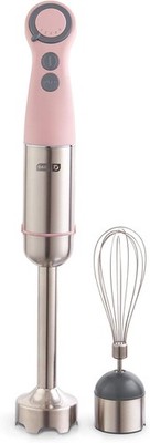 DASH CHEF SERIES IMMERSION HAND BLENDER 5 SPEED STICK BLENDER BLADES - PINK