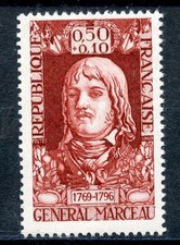 Timbre - FRANCE - Général MARCEAU - Neuf ** - YT1591 - 1969