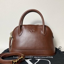 711B264 Excellent condition Valentino Garavani 2WAY bag brown