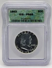 1962 US Franklin Half Dollar Silver Proof Coin - ICG PR68 - KM#199