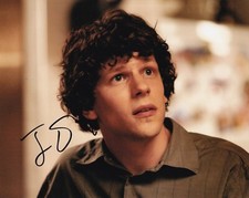JESSE EISENBERG signed autograph 20x25cm THE SOCIAL NETWORK in person autograph