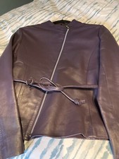 Leather Ladies Soon Purple Leather Jacket