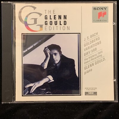 BACH Goldberg Variations (1955 rec.) GLENN GOULD - SONY CD 1992 SBM 20-BIT RM...