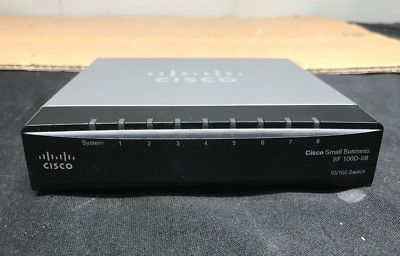 Cisco Small Business SF 100D-08 8 Port 10/100 Switch SD208T v01