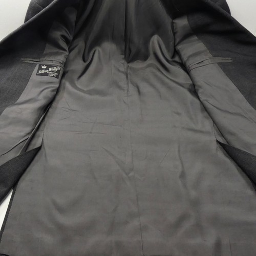 Mint VTG 46 R Woolley (Henry Poole & Co) Savile Row Slate Glen Plaid Wool Suit - Picture 15 of 20