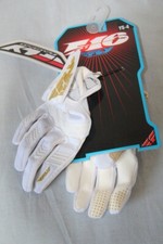 Gants motocross BMX FLY  F-16 RACING JUNIOR YS4 blanc doré neuf