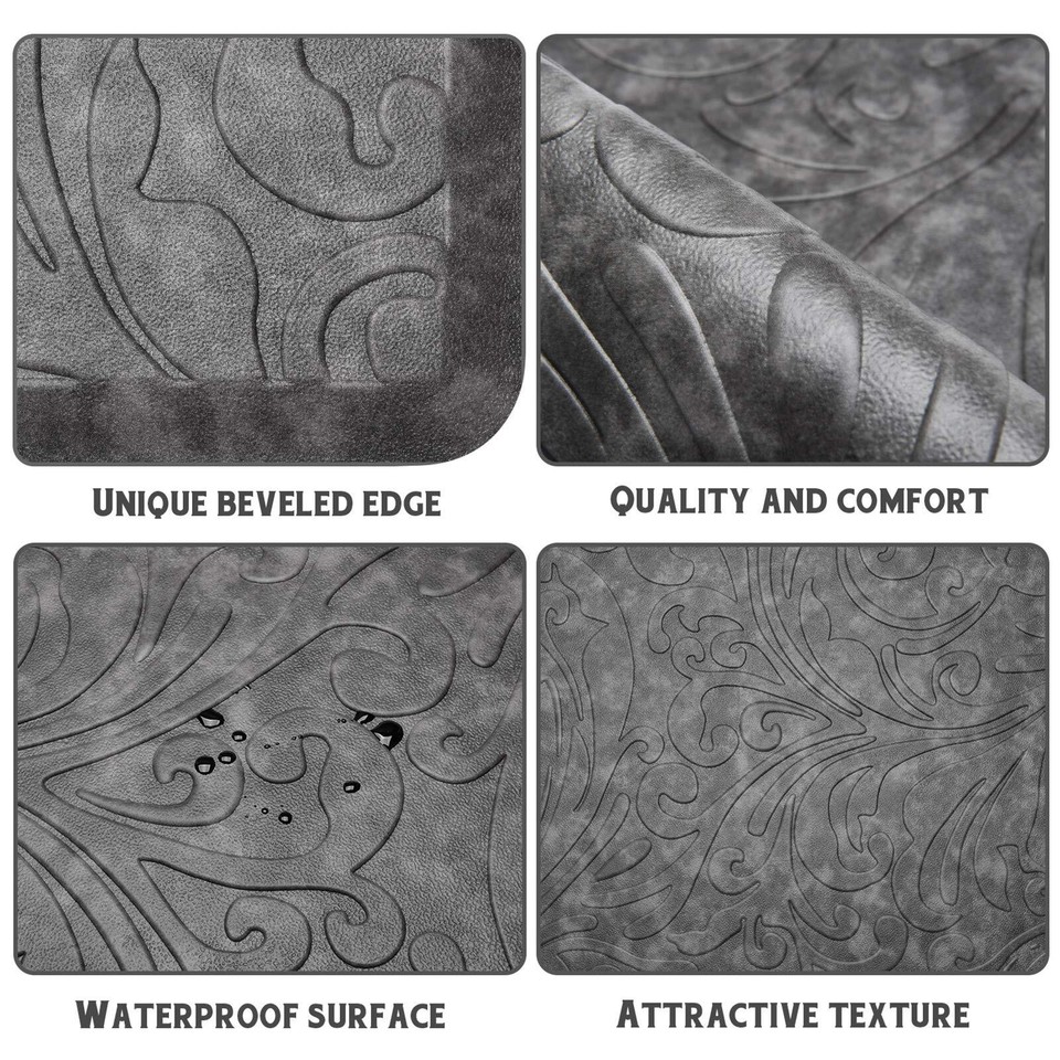 Kitchen Mat Cushioned AntiFatigue Floor Mat Waterproof NonSlip