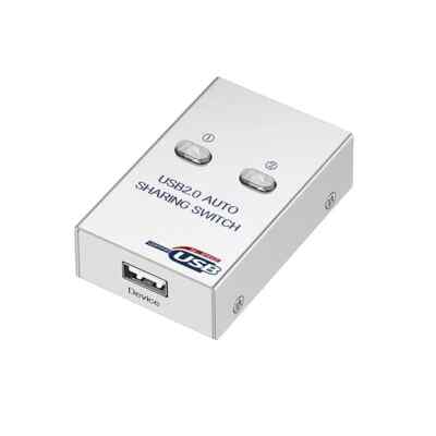 2 Port USB2.0 Auto Sharing Switch HUB For Printer Scanner Keyboard