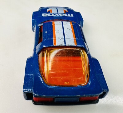 Matchbox 1982 Mazda RX7 Blue IMSA Made in Macau 1:58 Rotary JDM