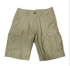 Levis Beige Tan Heavy Mens Cargo Shorts Size 32