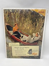 Vintage 1952 Kodak Camera Snapshot Brownie Print Advertisement