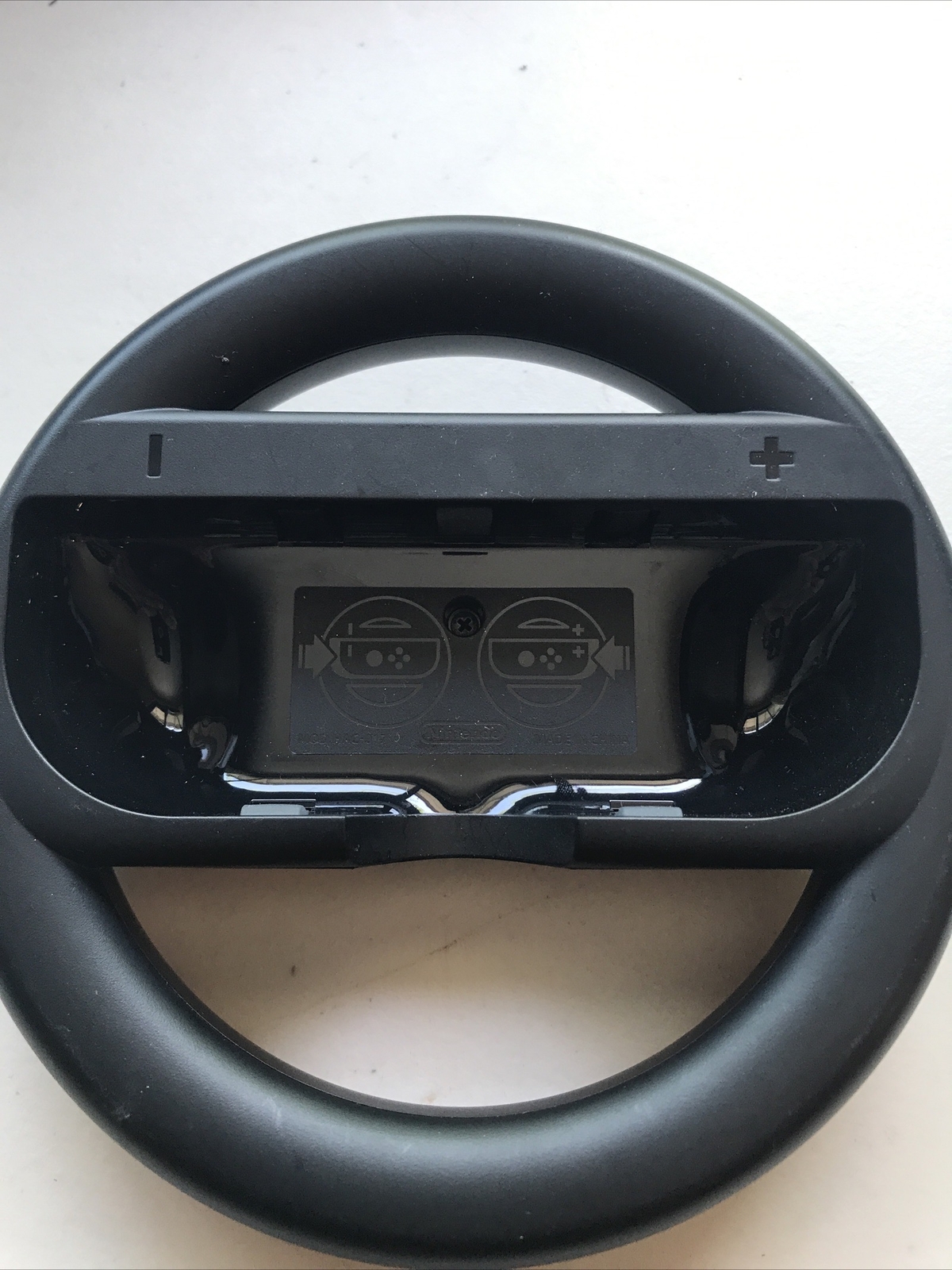 Nintendo Switch OEM Black Mini Steering Wheel Controller Accessory  -image