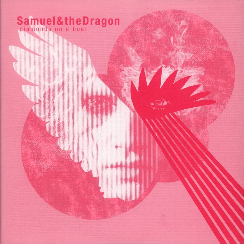 Samuel and the Dragon Diamonds On A Boat 7" vinyl UK Moshi Moshi 2009 pic sleeve