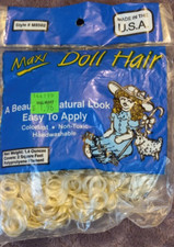 Vintage New Maxi Doll Hair Blonde 1.4 Oz Factory Sealed Style M8502