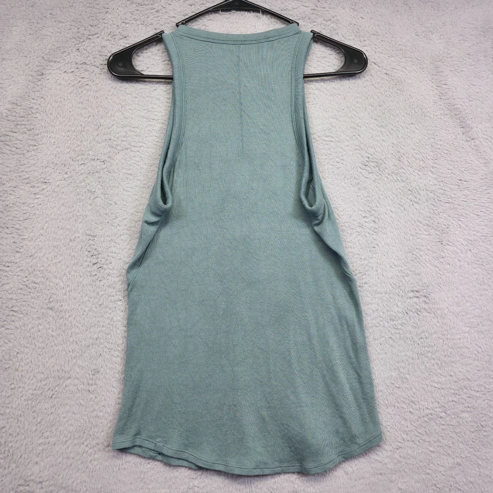 Lululemon Hold Tight Tank Top Womens 6 Green Knit Stretch Athleisure Performance - Image 3 of 4