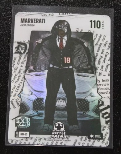 Bo Jackson Battle Arena Headliner Battlefoil Steel Marverati #25 Marvin Harrison