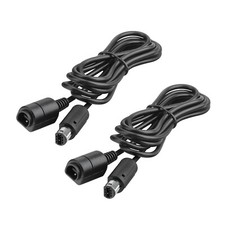 Lot of 2 Controller Extension Cables For Nintendo GameCube And Wii Brand New
