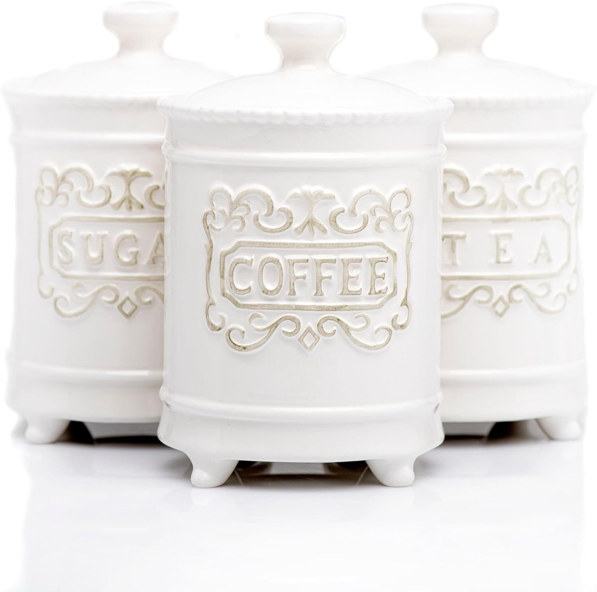 HAOTOP 12oz Sugar Bowl With Lid And Spoon,Ceramic Sugar Jar Sugar
