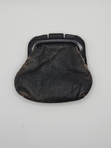 Vintage Roger Gimbel Accessories Leather And Lucite Coin Purse - Picture 7 of 18