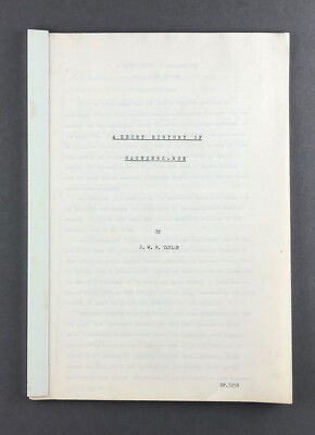 SAUNDERS ROE SARO EINE KURZE GESCHICHTE J.W.R. TAYLOR WESTLAND PROSPEKT - FLIEGERBOOTE