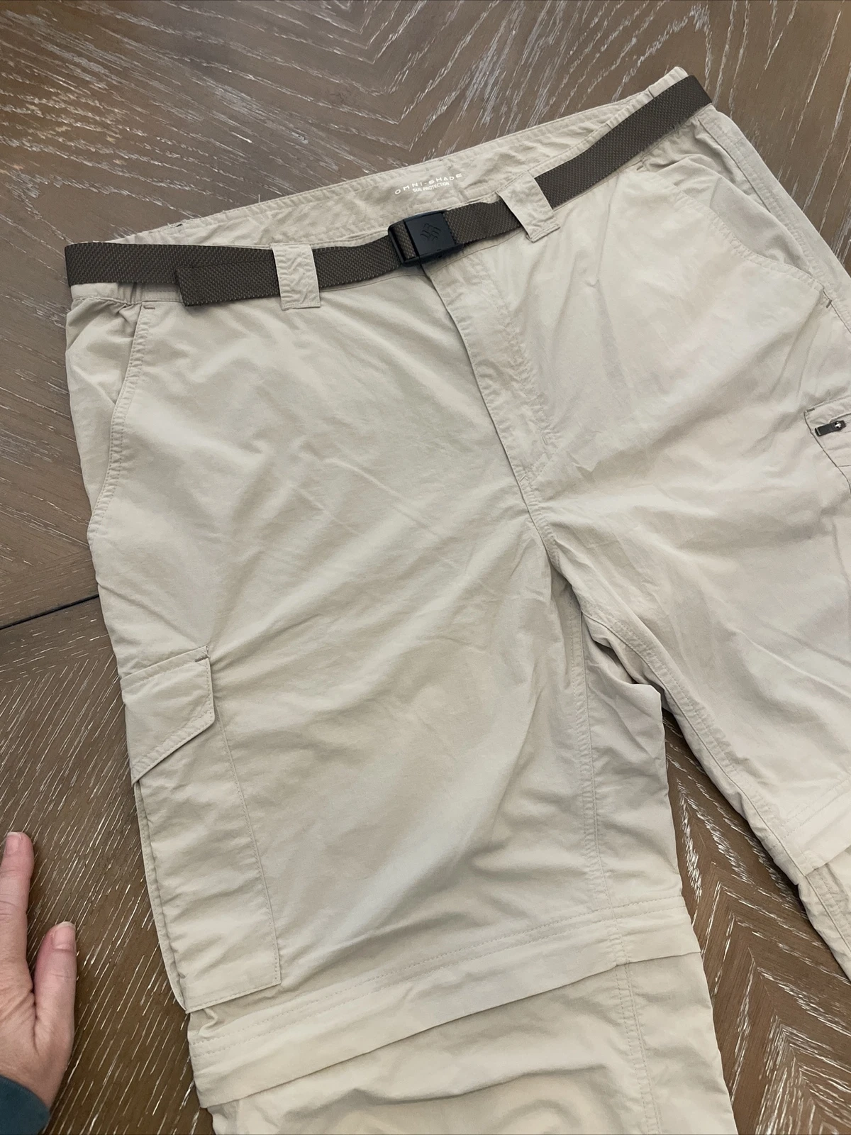 Columbia PFG Omni Shade Pant Zip Off Convertible Fishing Hiking Outdoor 40x34